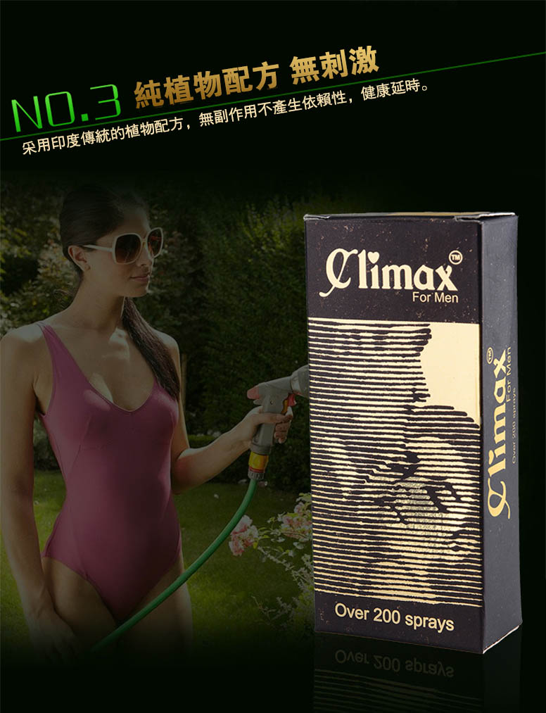 【原裝進口】印度Clinmax男士外用持久液延時噴霧劑 強效防早洩|延長性愛時間|不麻木|持久增強性能力